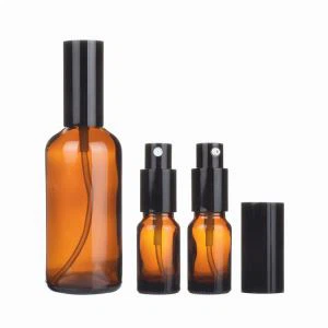 Mørke glasflasker til æteriske olier